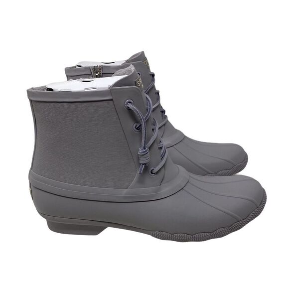 Sperry Women’s 11 Saltwater Flooded Lavender Duck Rain Boots STS83224‎ Snow - Picture 10 of 10